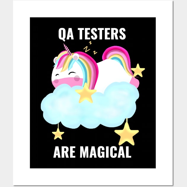 qa tester Wall Art by Saishaadesigns